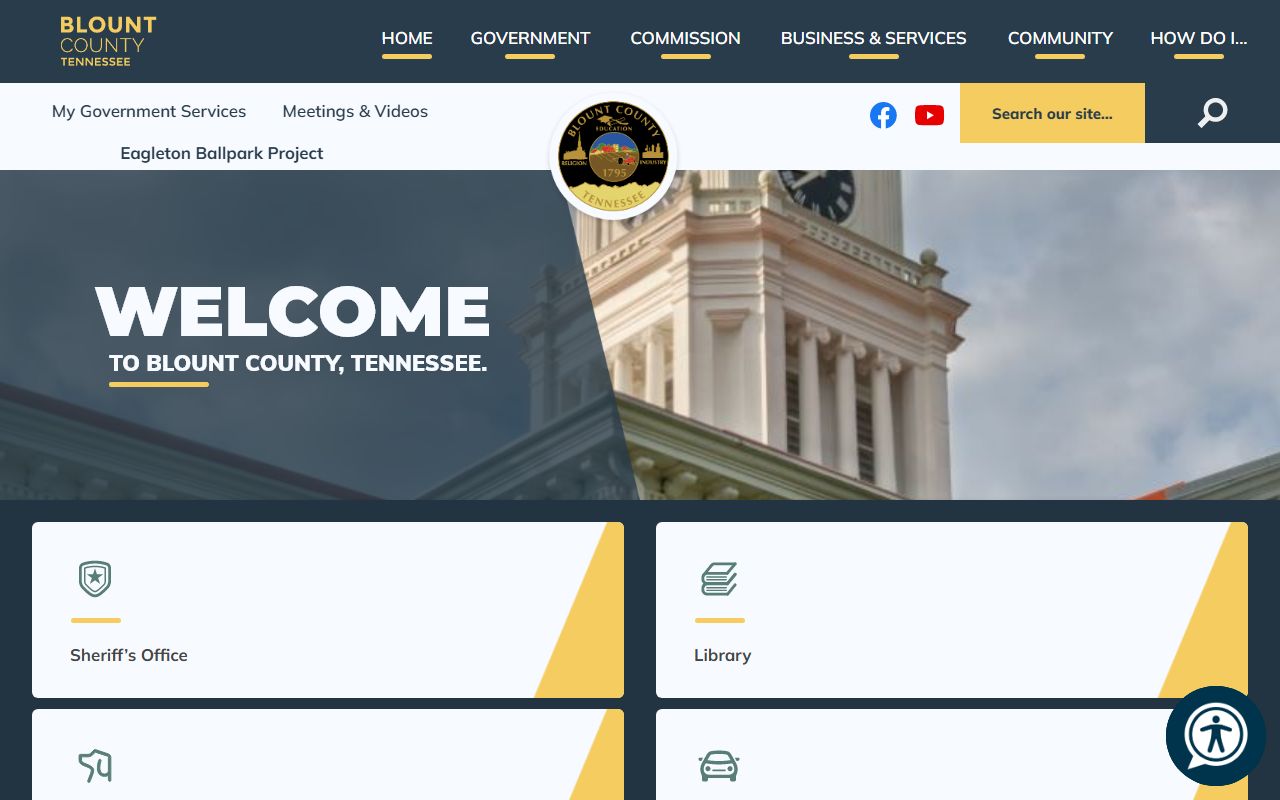 Maryville civil court records Blount County government and municipal context