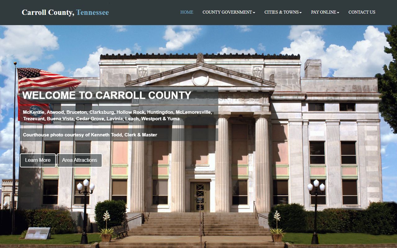 Carroll County civil court records courthouse and government office