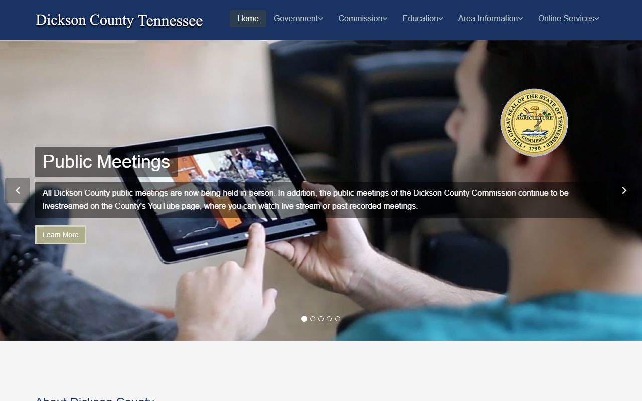 Dickson County civil court records courthouse and county government office