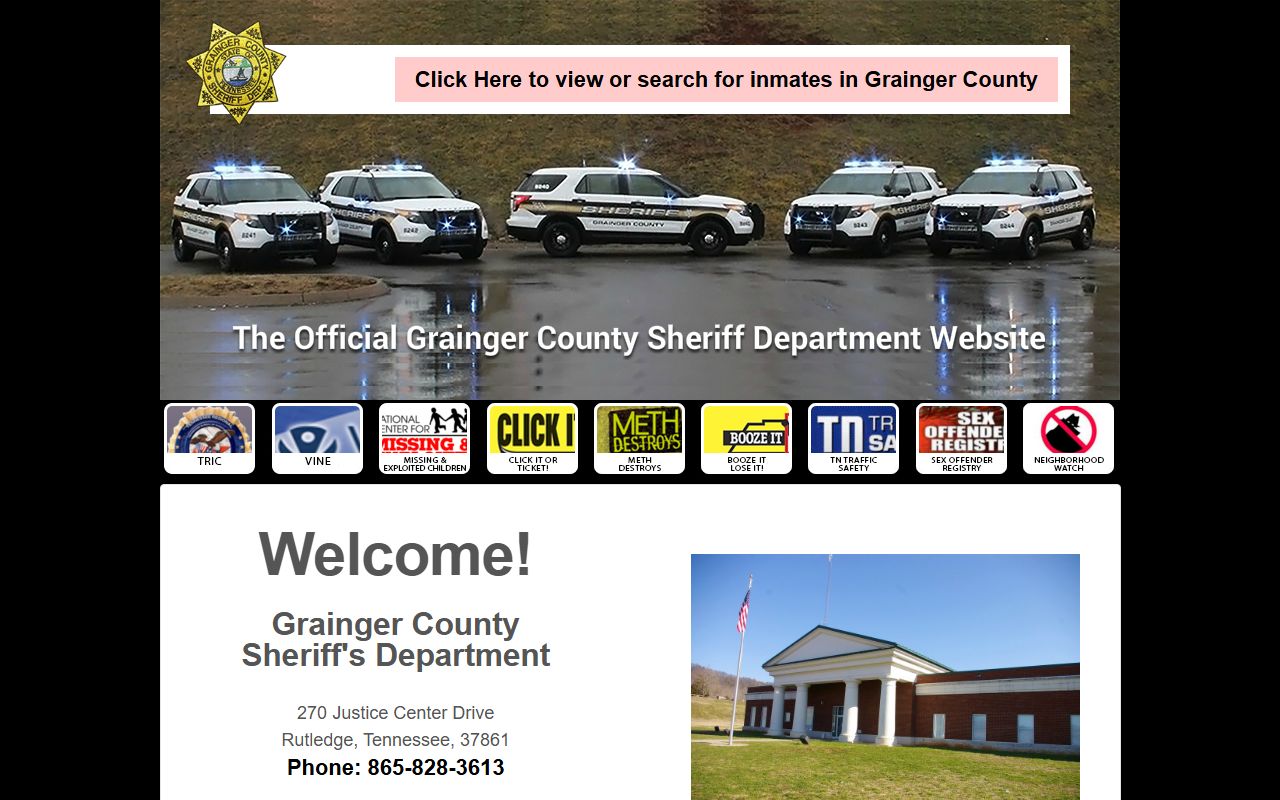 Grainger County civil court records courthouse and county government office