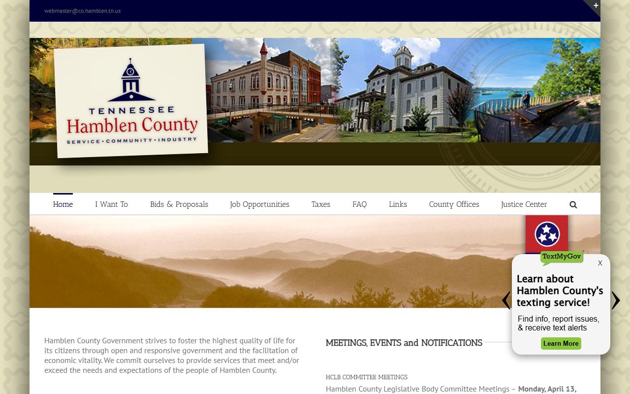 Morristown civil court records Hamblen County clerk and government access