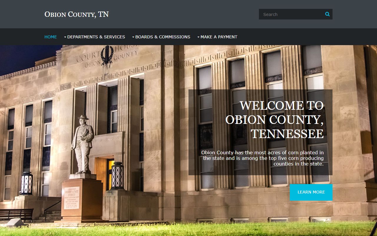 Obion County civil court records clerk and county government