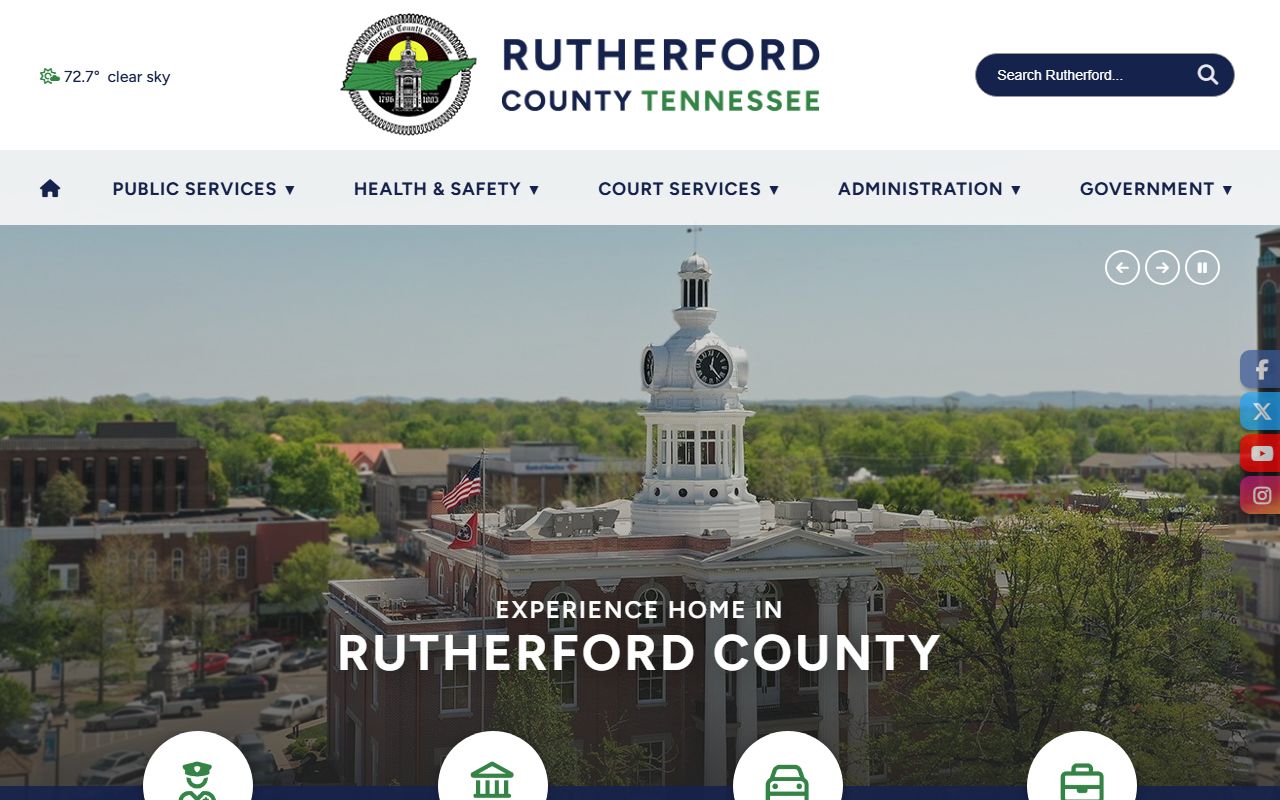 Murfreesboro civil court records through the Rutherford County circuit clerk