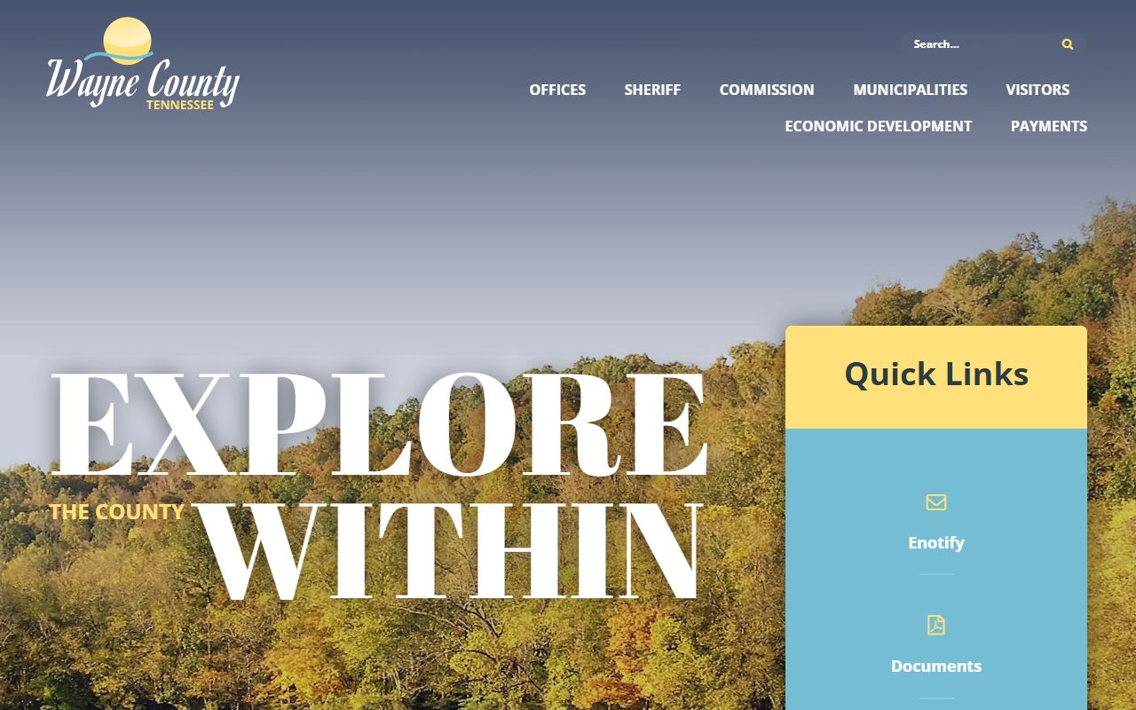 Wayne County civil court records clerk and county government access